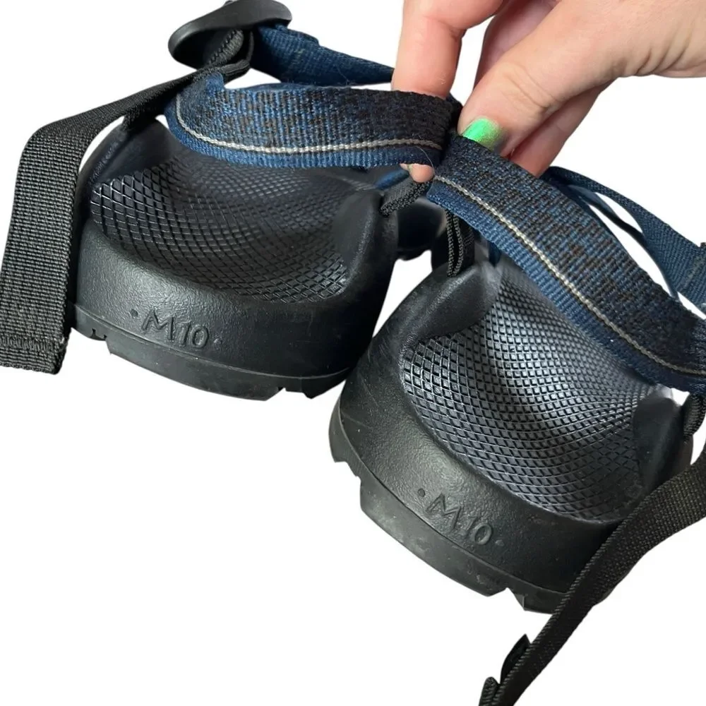 Chaco Z/2 Classic Sandals Slip On Strappy Sporty Hiking Navy Blue Mens 10